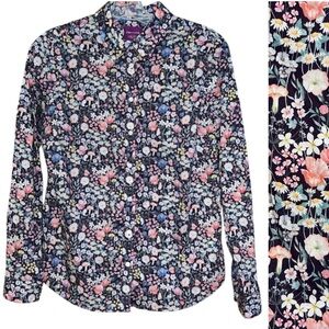 Simon’s X Liberty London Floral Patterned Fabric with Multicolor Flowers Size S